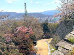 松山城 本丸東面からの景色