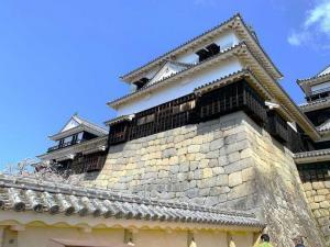 松山城:「本壇・天守群」紫竹門東塀・小天守・南隅櫓