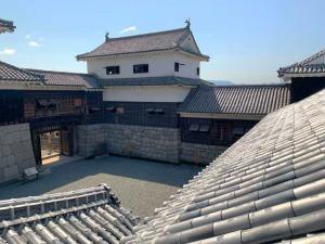 松山城:「本壇・天守群」内部(筋鐵門・小天守)