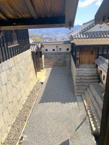 松山城:「本壇・天守群」内部(三ノ門~筋鐵門の通路)