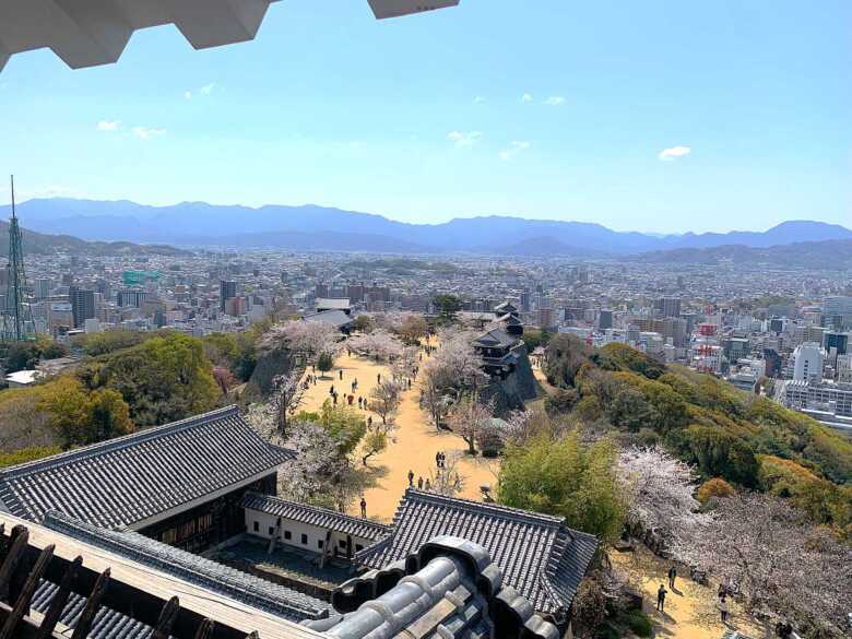 松山城 天守群からの本丸