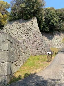 松山城 槻門跡付近