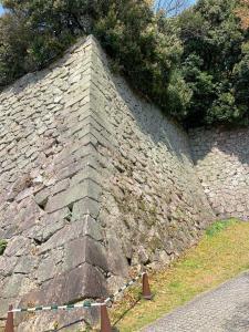 松山城 槻門跡付近