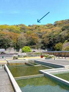 松山城 二之丸庭園内部 天守群が見えます!