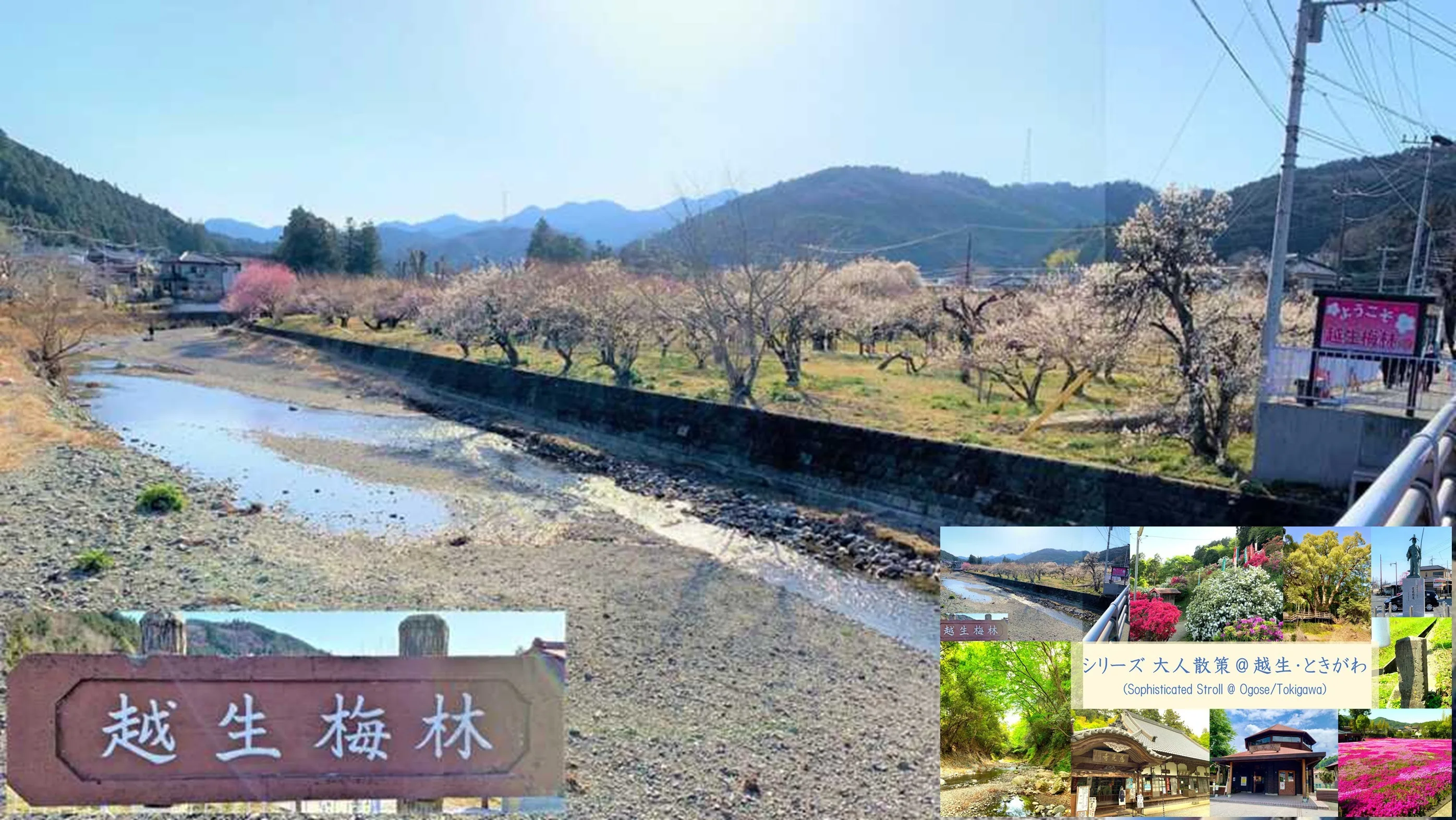 シリーズ 大人散策＠越生・ときがわ　越生編