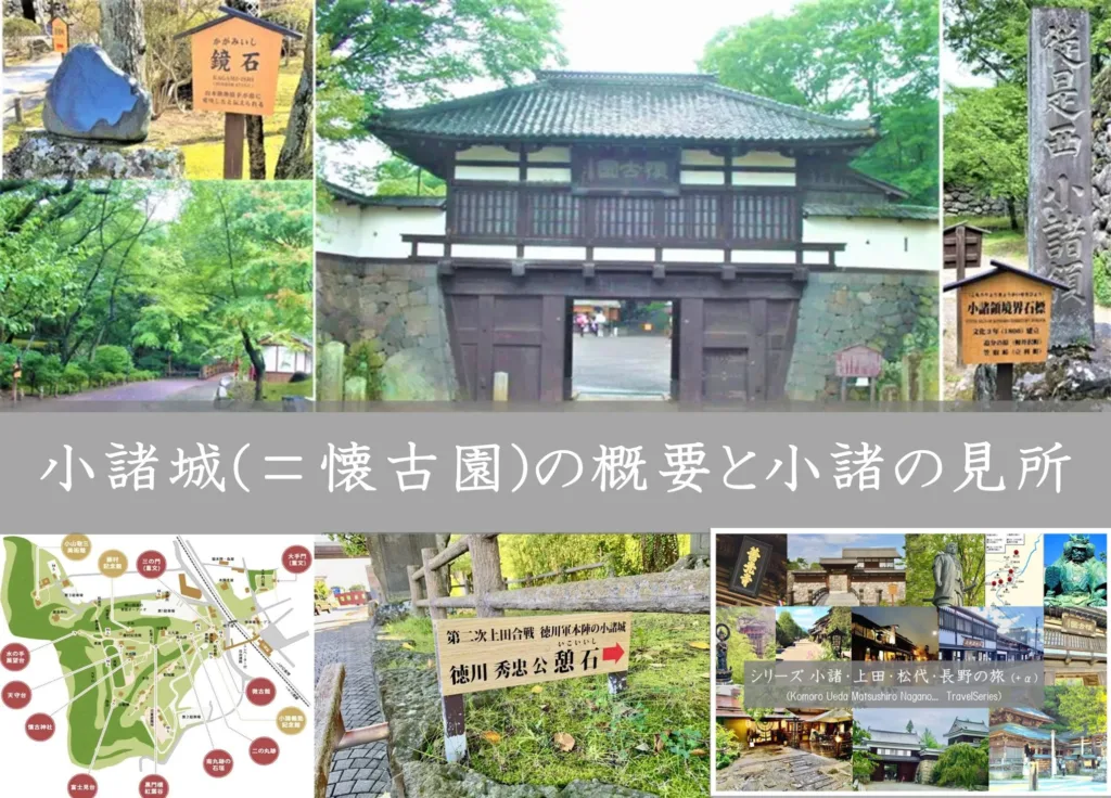小諸・上田松代・長野の旅シリーズ 小諸城の概要とその周辺の大人散策情報