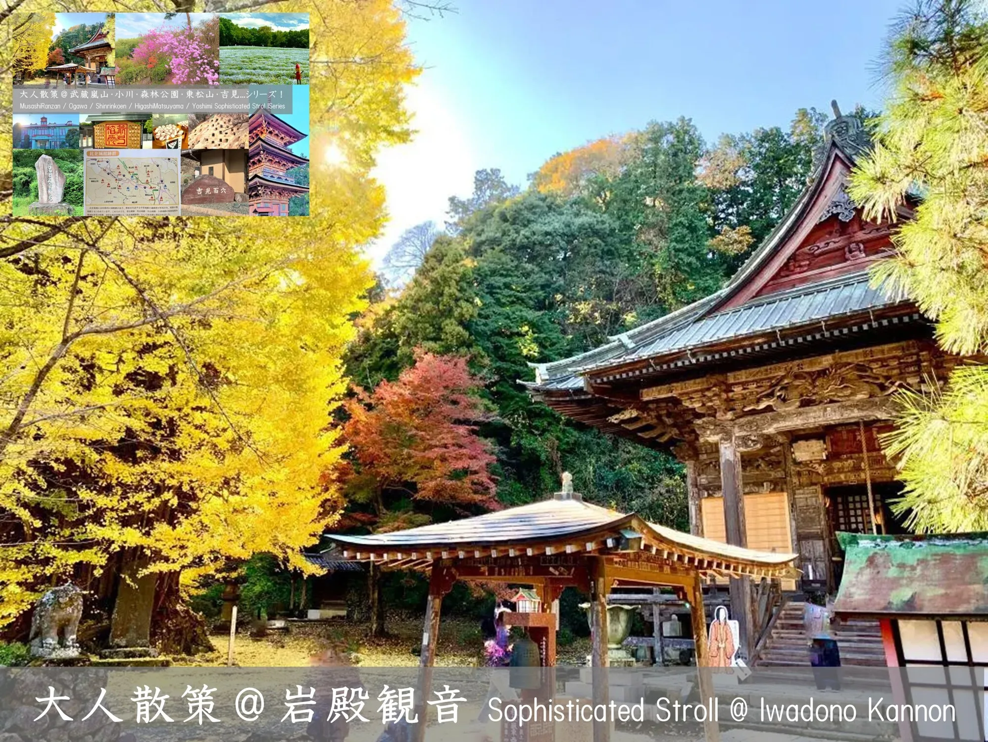 武蔵嵐山・小川・森林公園・東松山・吉見シリーズ 岩殿観音