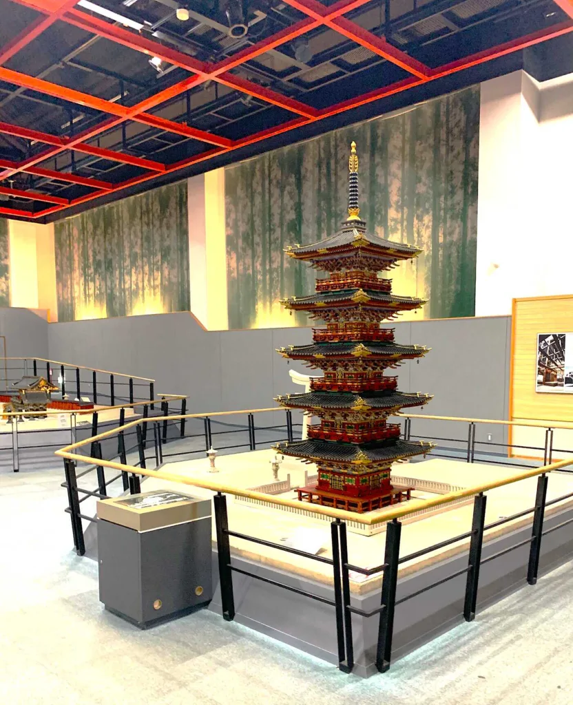 櫻山八幡宮 桜山日光館　内部(日光東照宮　五重塔)