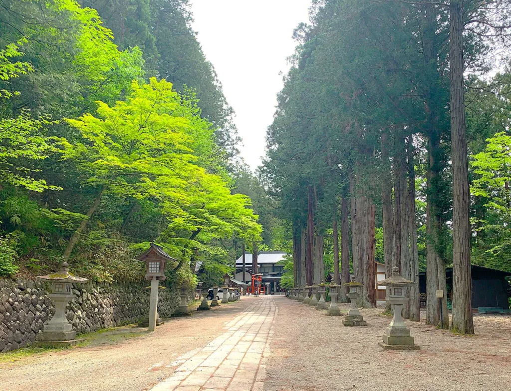 飛騨山王宮 日枝神社　参道