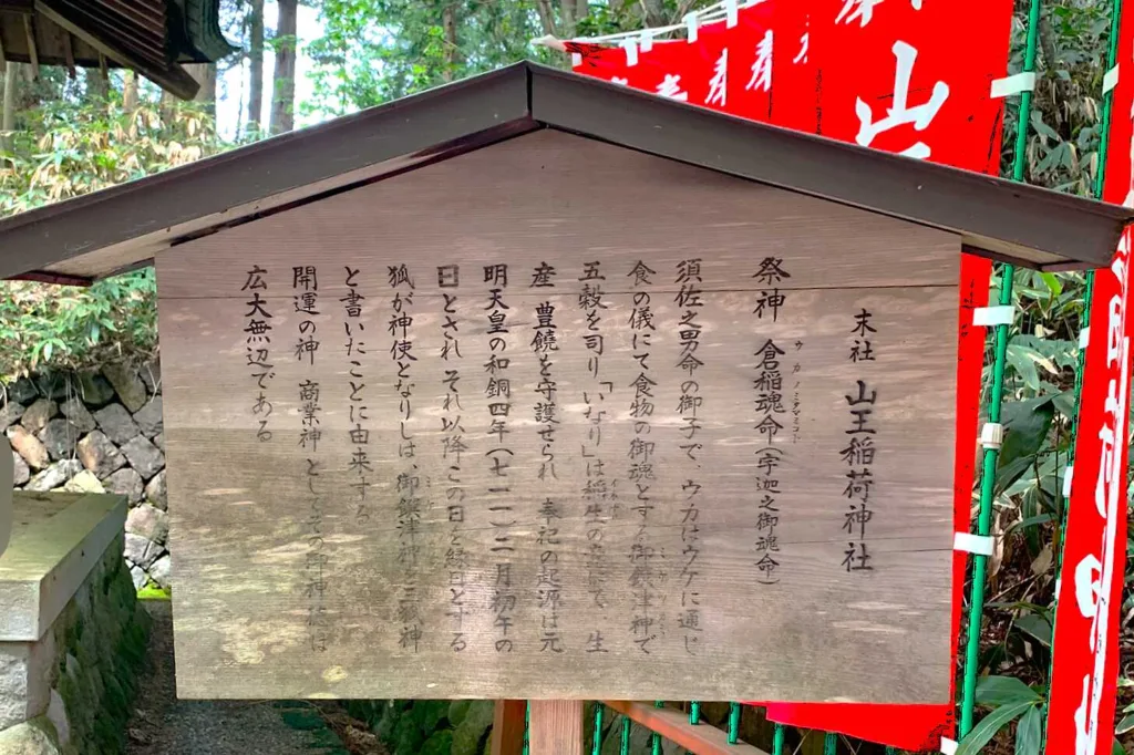 飛騨山王宮 日枝神社　境内社：稲荷神社