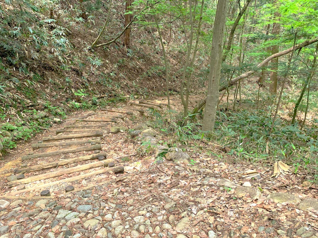 高山城 もみの木平・南之出丸から大手門方面へ