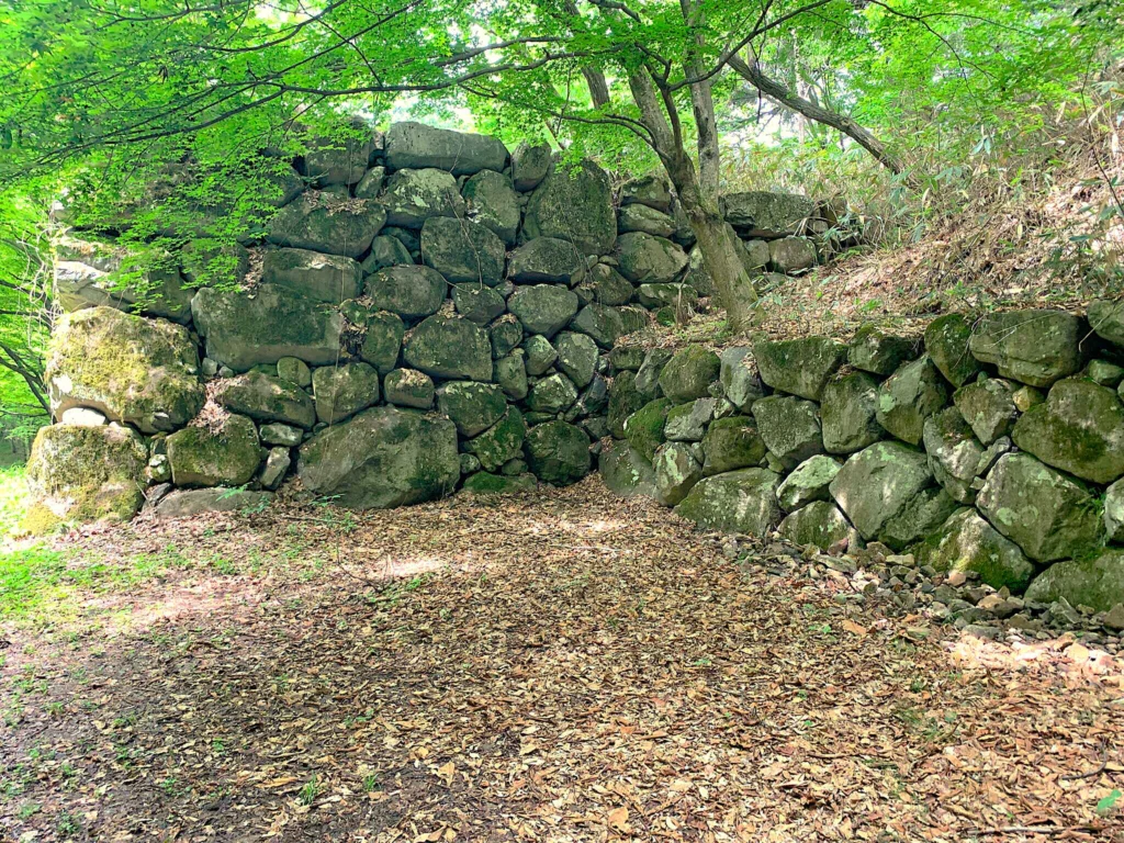 高山城 大手門(現存ではなく昭和の時代に積まれた石垣らしい)