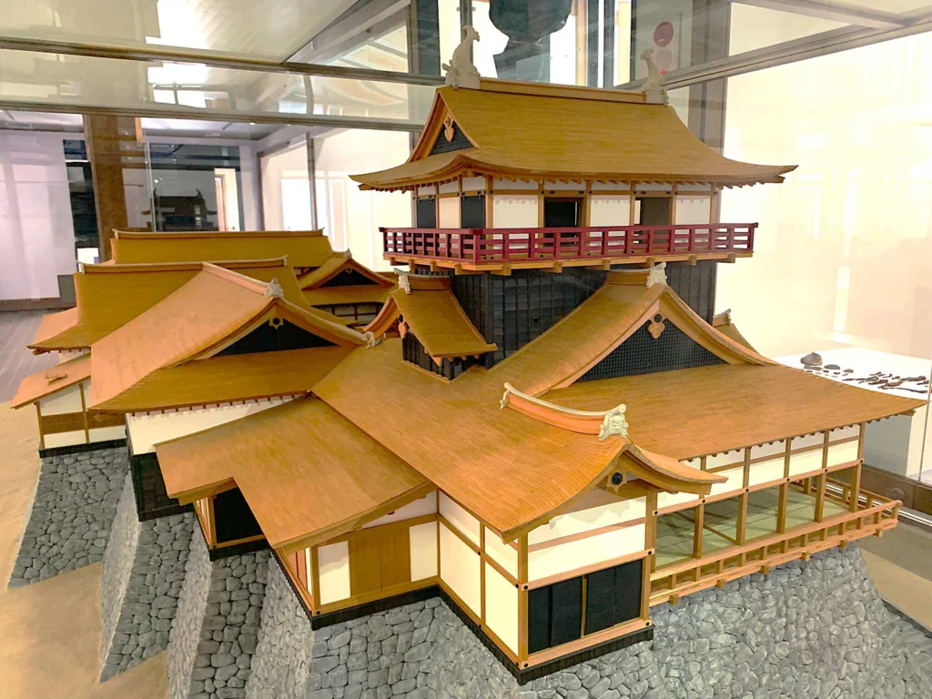 高山城の模型＠飛騨高山まちの博物館