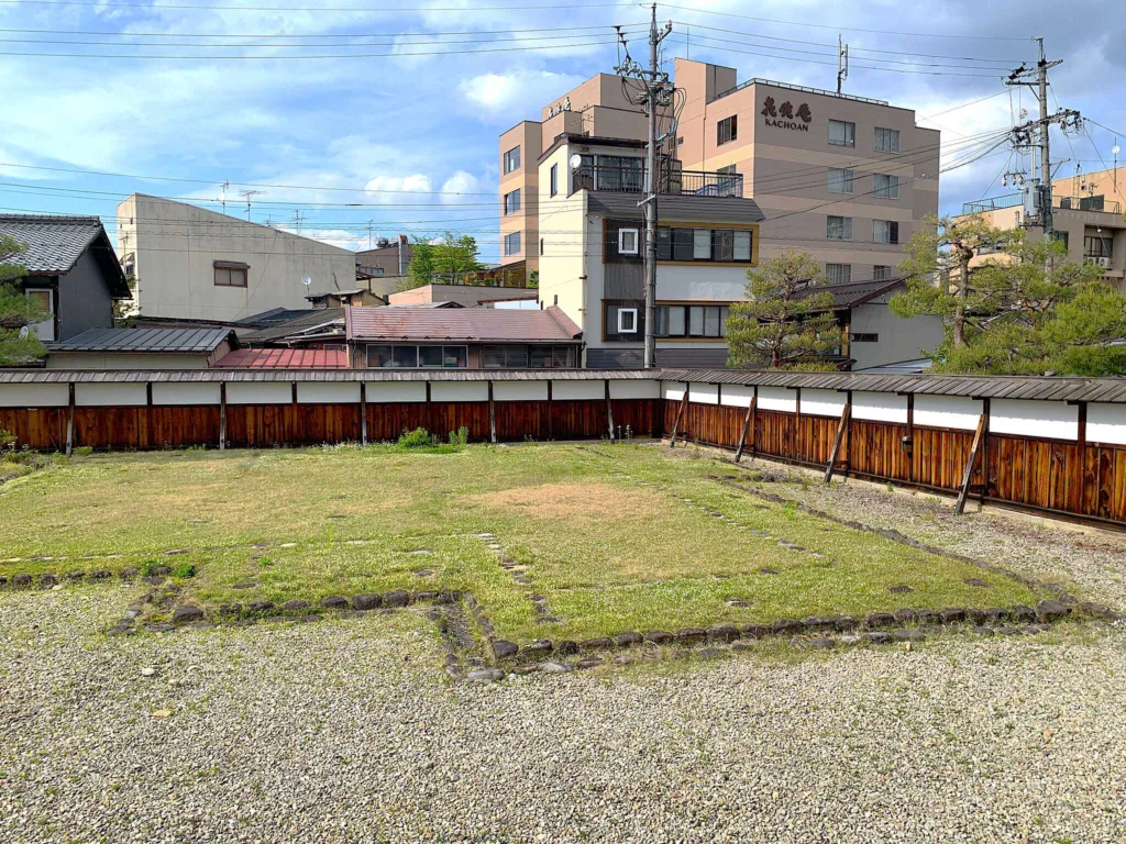 高山陣屋　高山陣屋　御役所エリア北側　元締役宅/手付・手代役宅跡