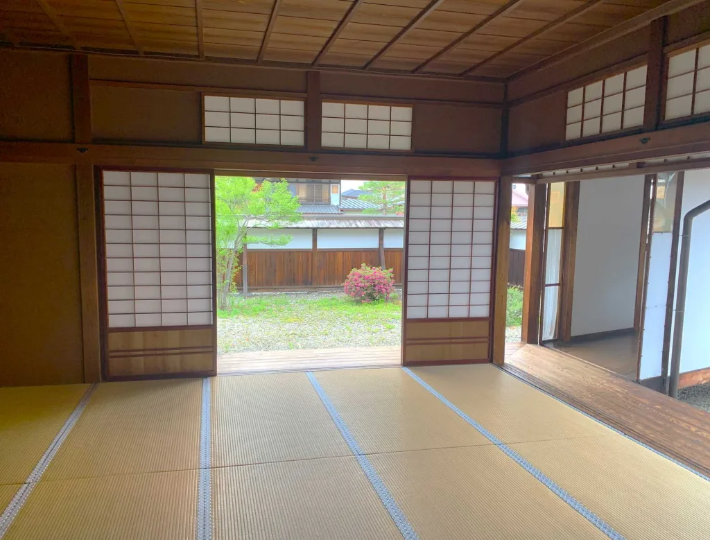 高山陣屋　座敷(代官・郡代が客を接待したと言われるらしい…)