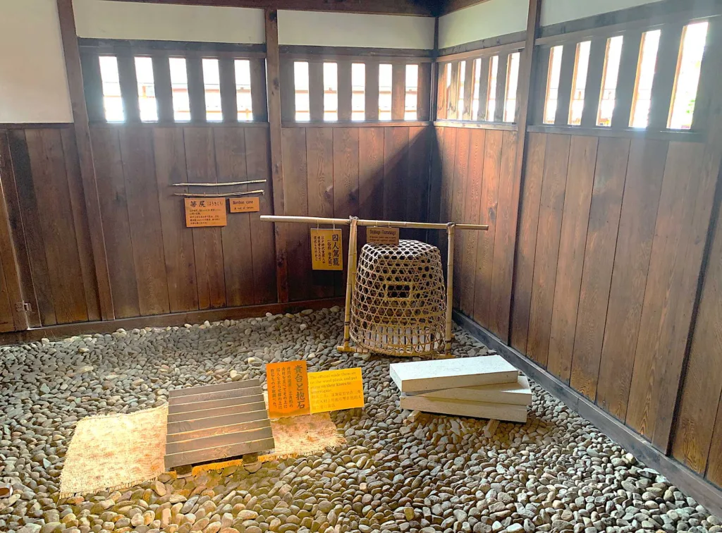 高山陣屋　御白洲(南側)罪人を吟味した場所？