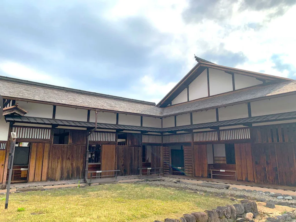 高山陣屋　御役所エリア北側