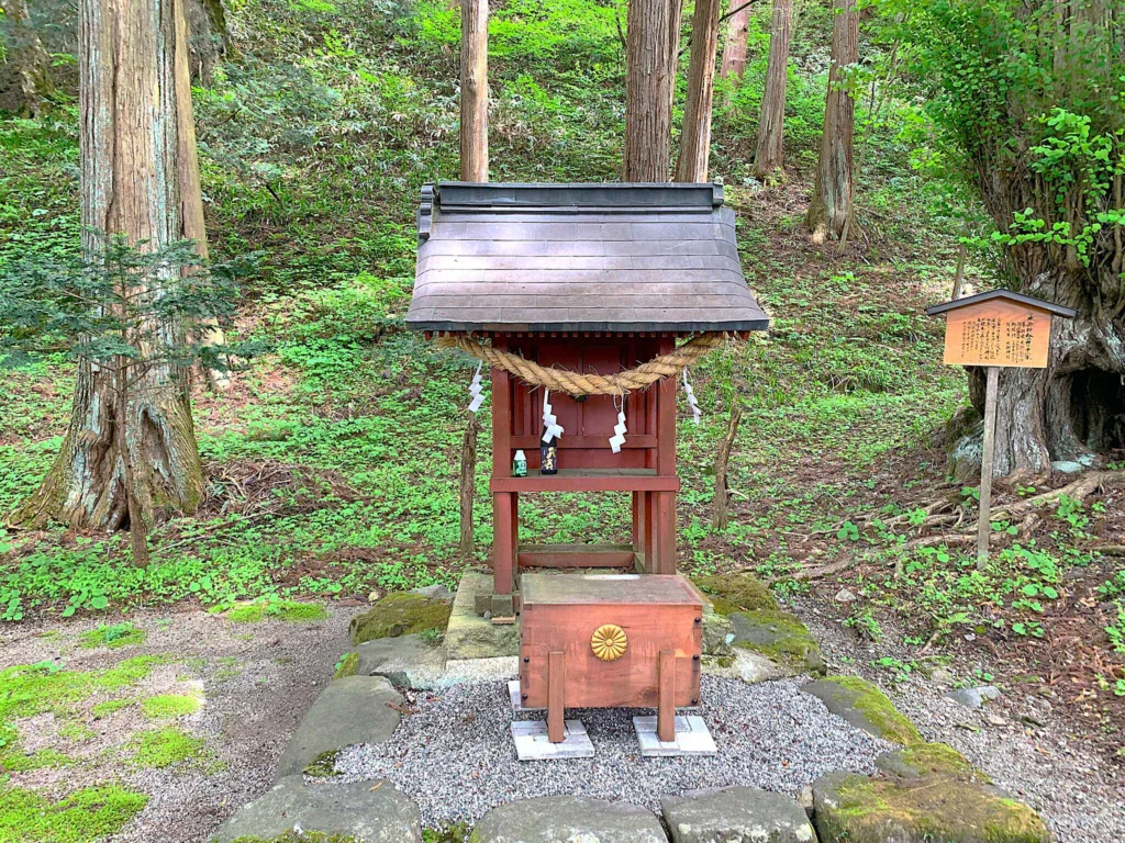 水無神社 北参道付近