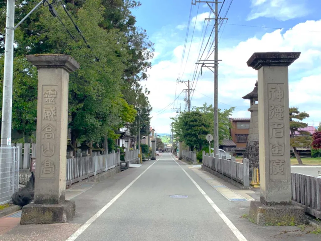 高山　飛騨総社付近