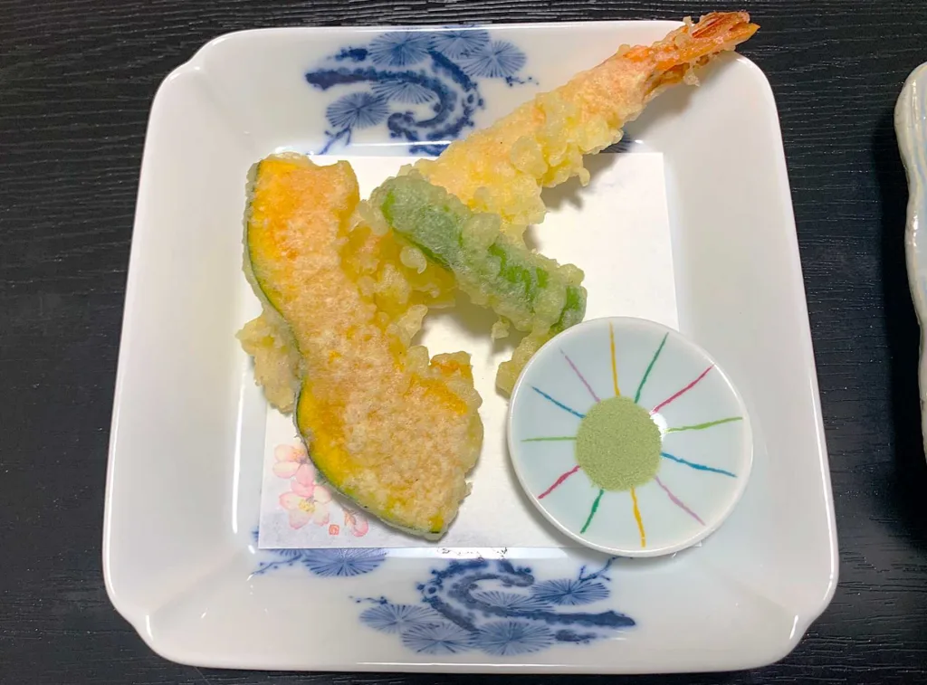 高山 二人静白雲(夕食初日)