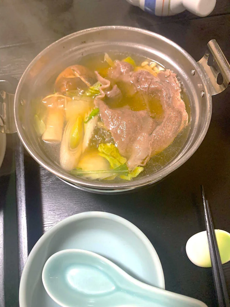 高山 二人静白雲(夕食2日目)