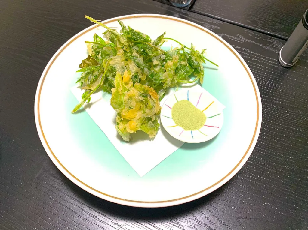 高山 二人静白雲(夕食3日目)