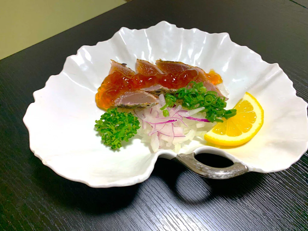 高山 二人静白雲(夕食3日目)