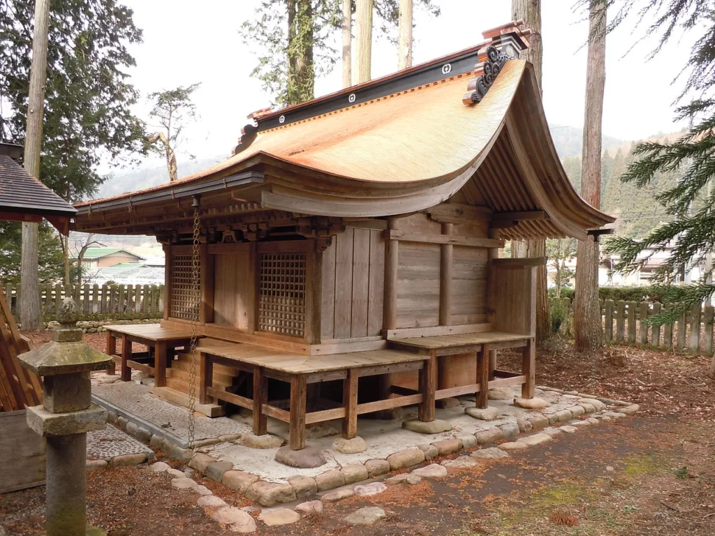 Wikipediaより(httpsja.wikipedia.orgwiki荒城神社)：高山 荒城神社本殿　国指定の重要文化財