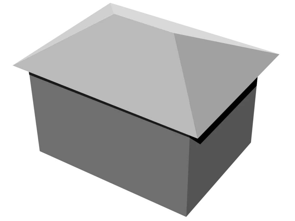 寄棟造 (Wikipediaより)