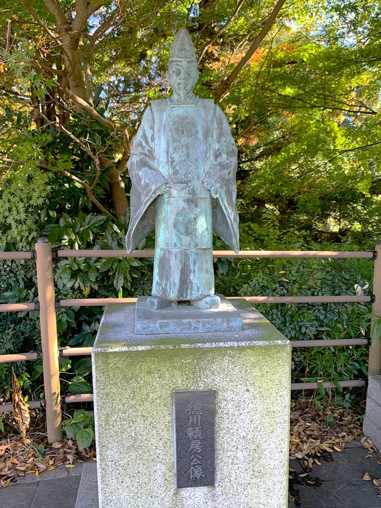 水戸城 二の丸(徳川頼房の像)