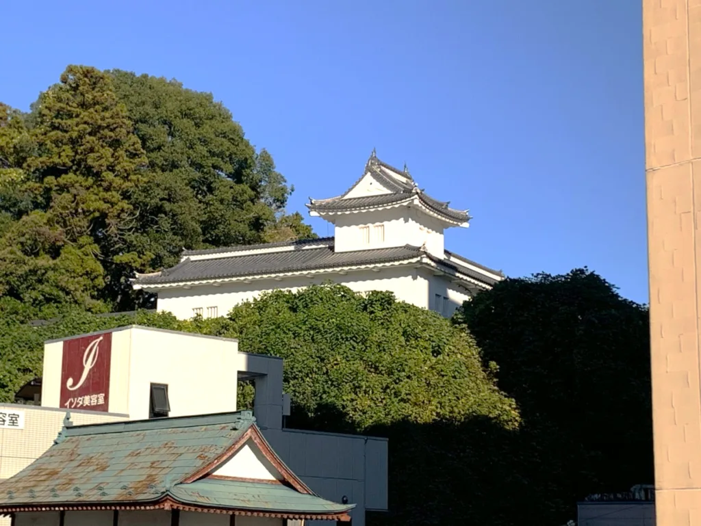 水戸城 二の丸角櫓(水戸駅方面から)