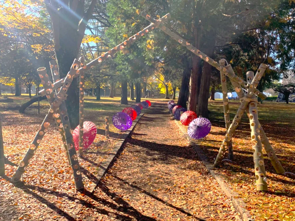 茨城県立歴史館の公園