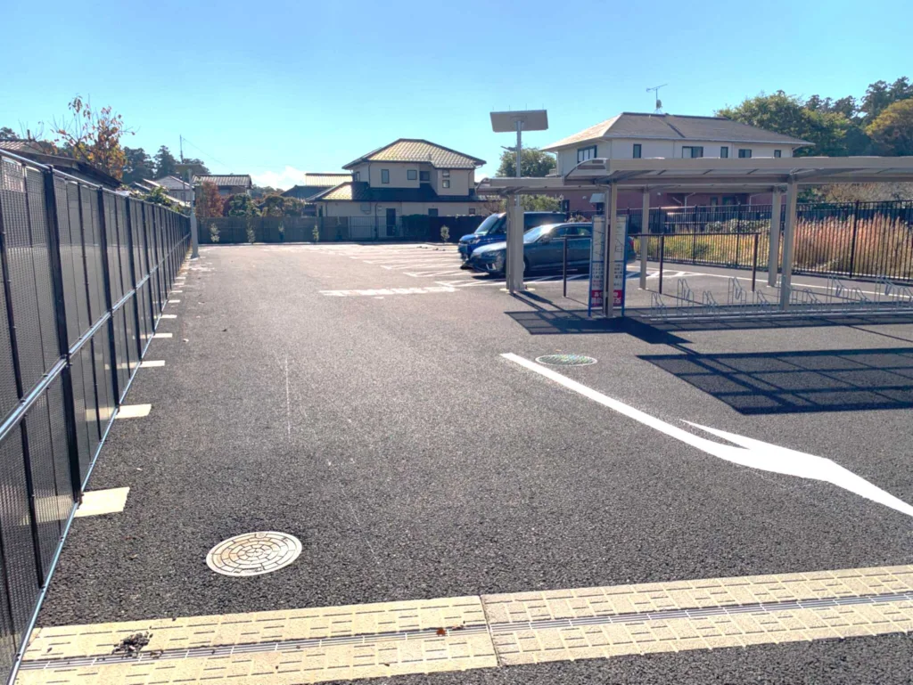 水戸偕楽園 表門付近の駐車場