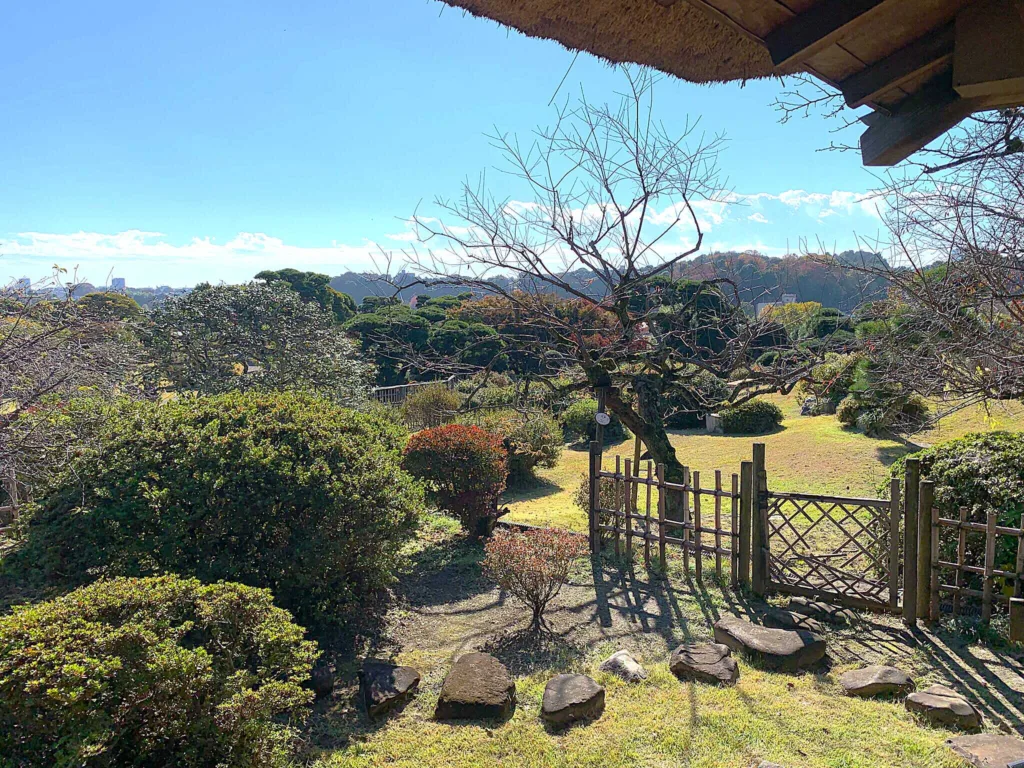 水戸偕楽園 好文亭 桜の間付近から