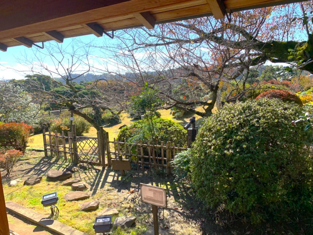 水戸偕楽園 好文亭 桜の間付近から