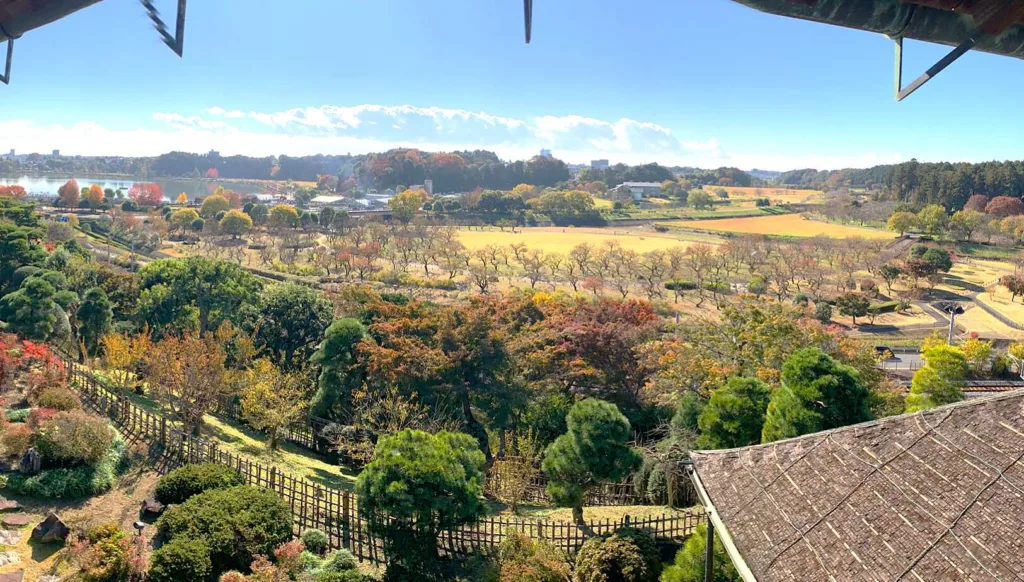 水戸偕楽園 好文亭からの景色