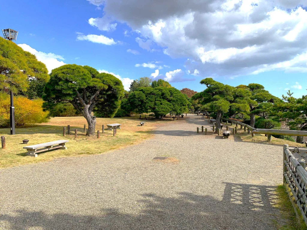 水戸偕楽園 見晴広場付近(陽の世界)