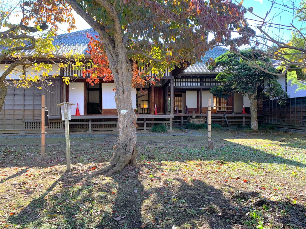 水戸城 弘道館を後にして、弘道館北側の出口から三の丸へ