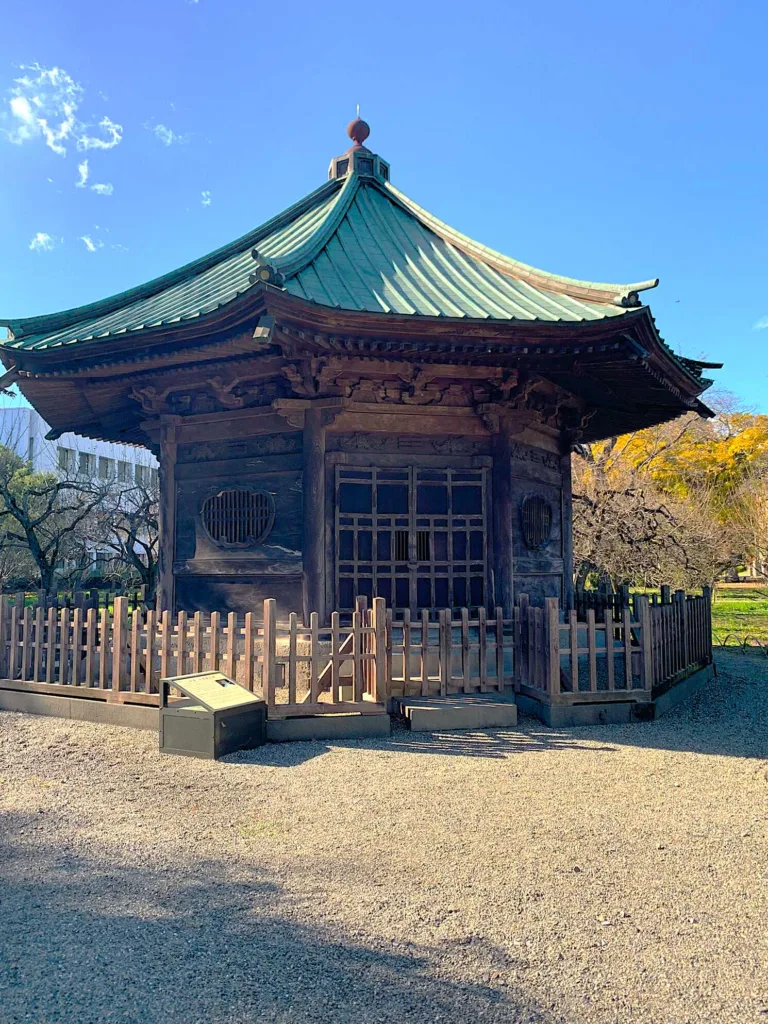 水戸城 弘道館・鹿島神社内の八卦堂
