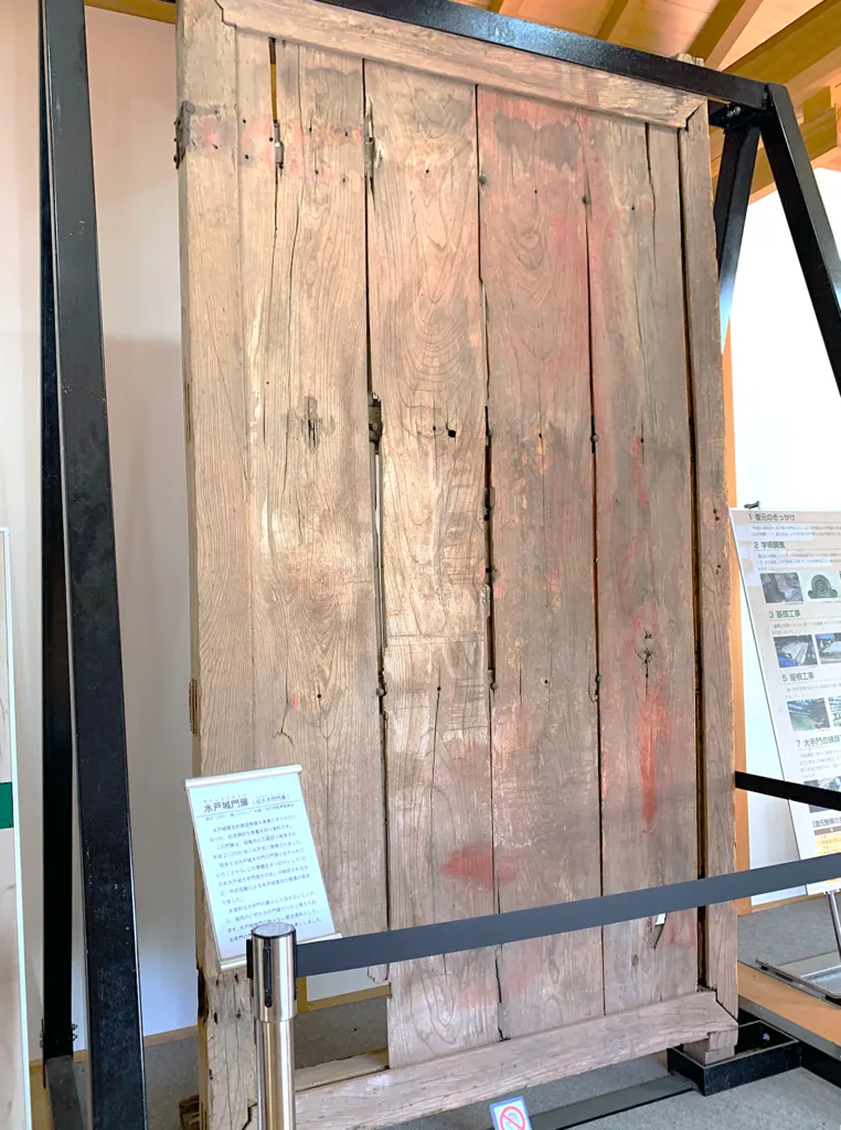 水戸城 二の丸角櫓内の展示