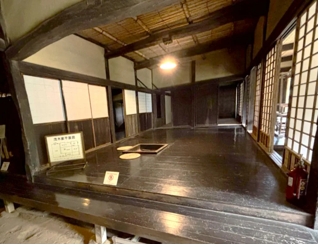 茨城県立歴史館の公園にある茂木家