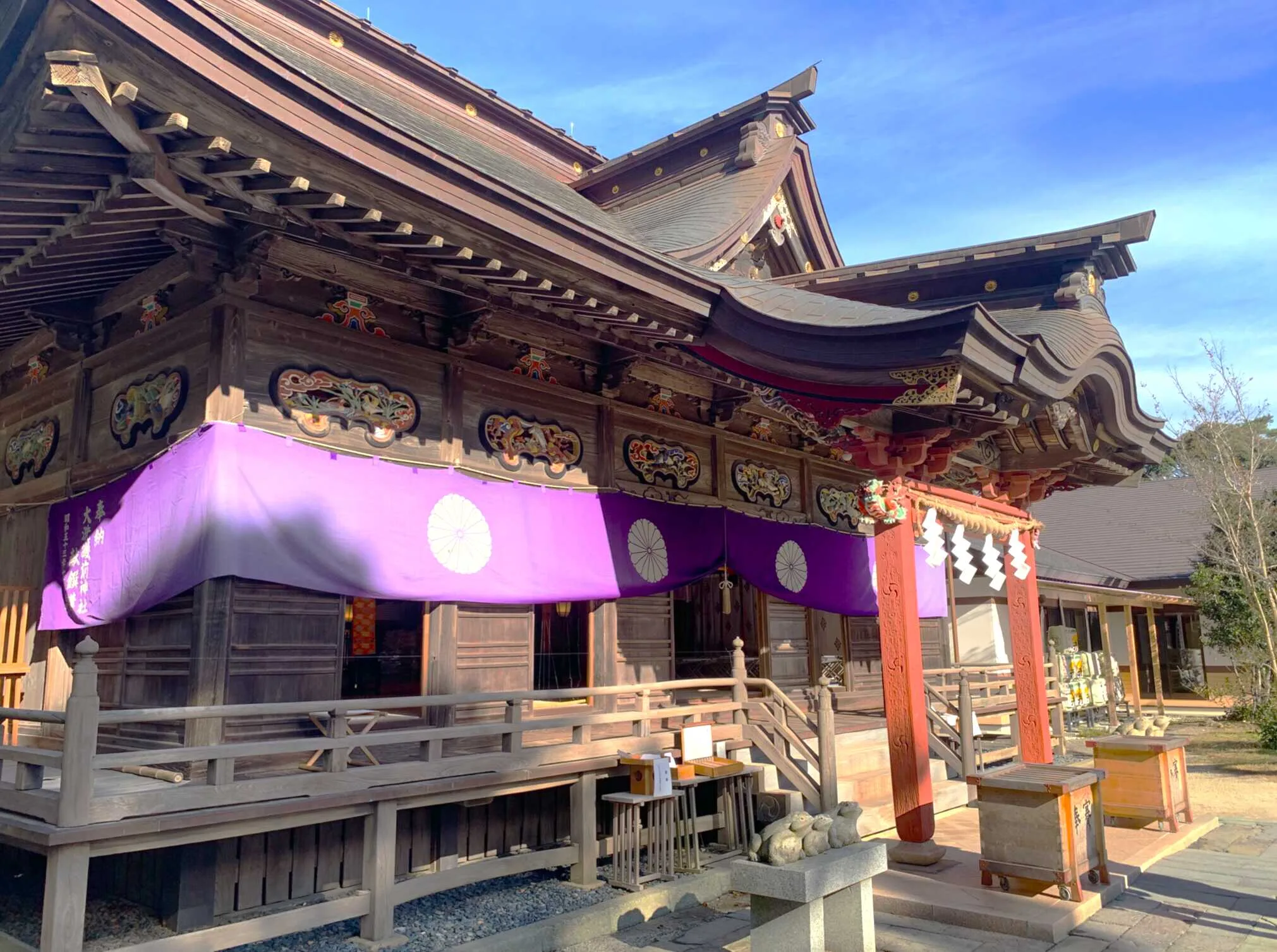 大洗磯前神社 拝殿