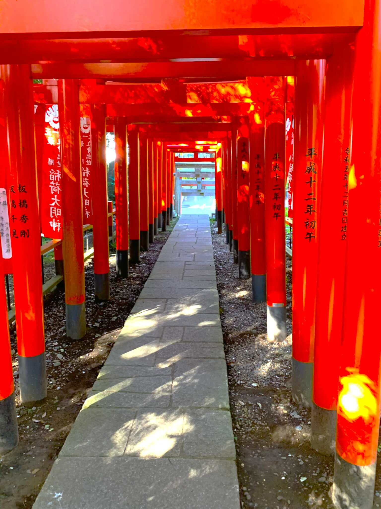 大杉神社 稲荷社の千本鳥居