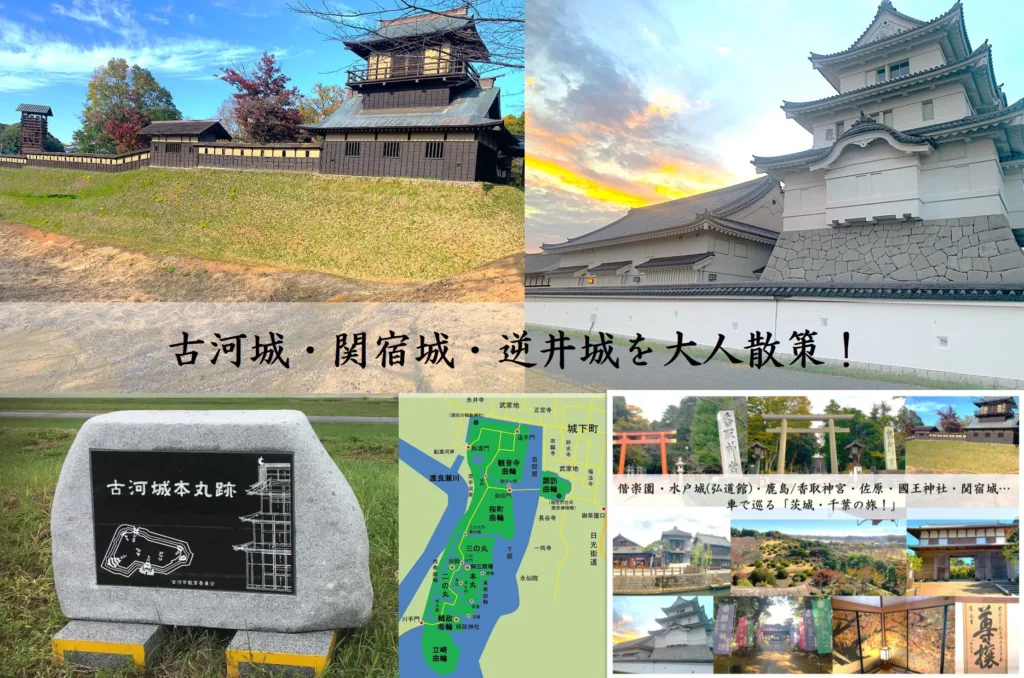 古河城・逆井城・関宿城を大人散策