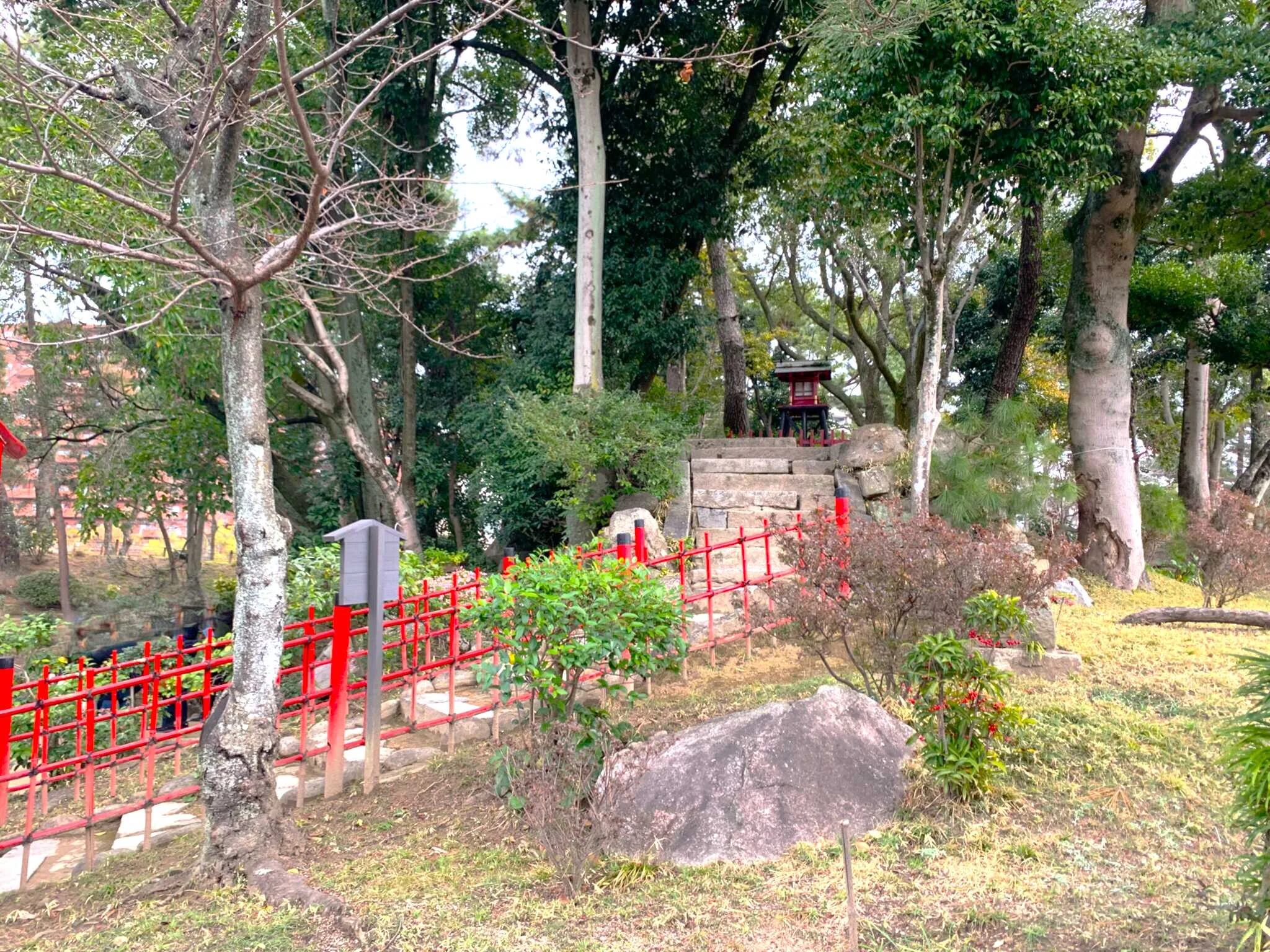 広島 縮景園 祺福山