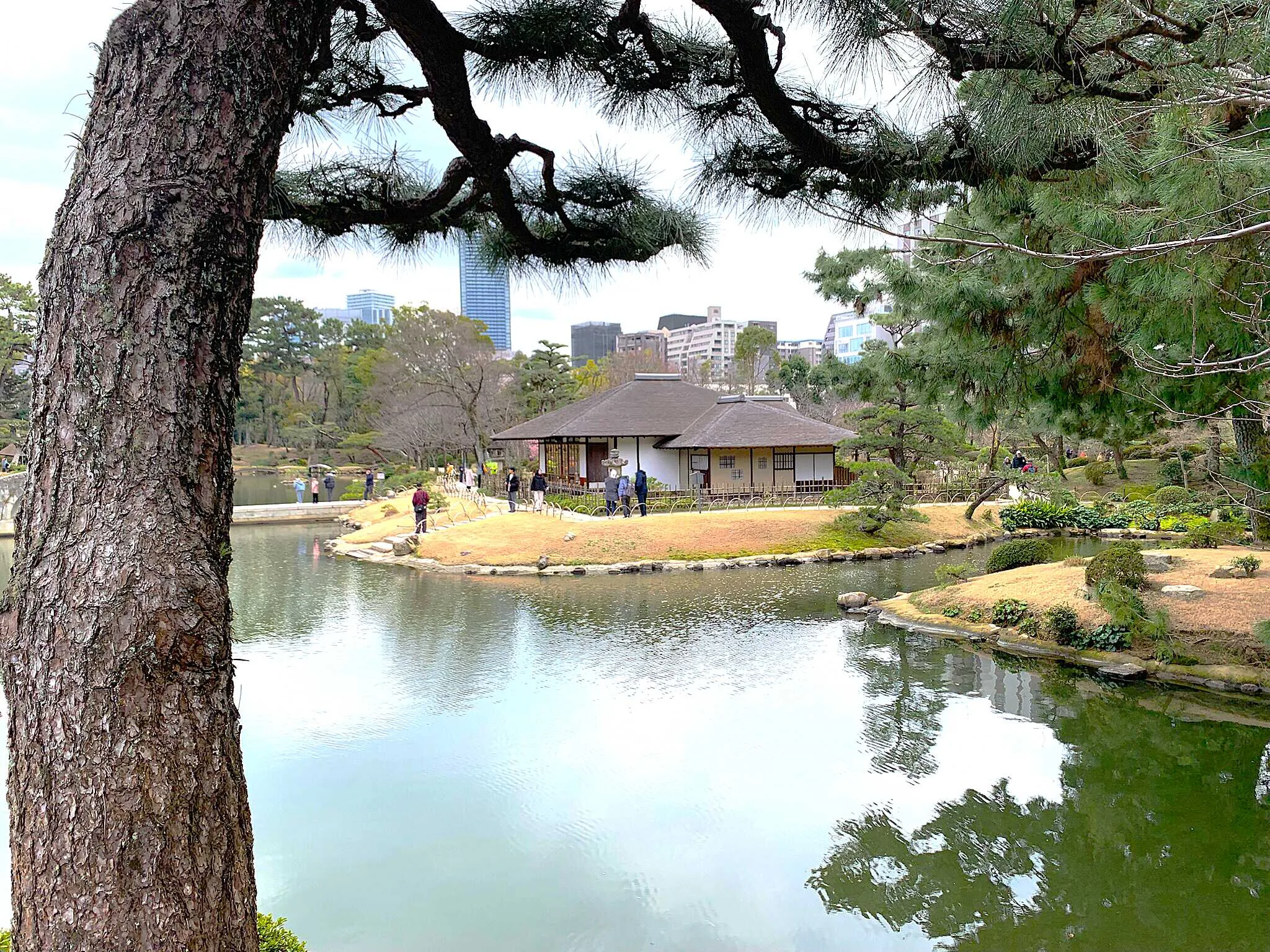 広島 縮景園・超然居からの景色