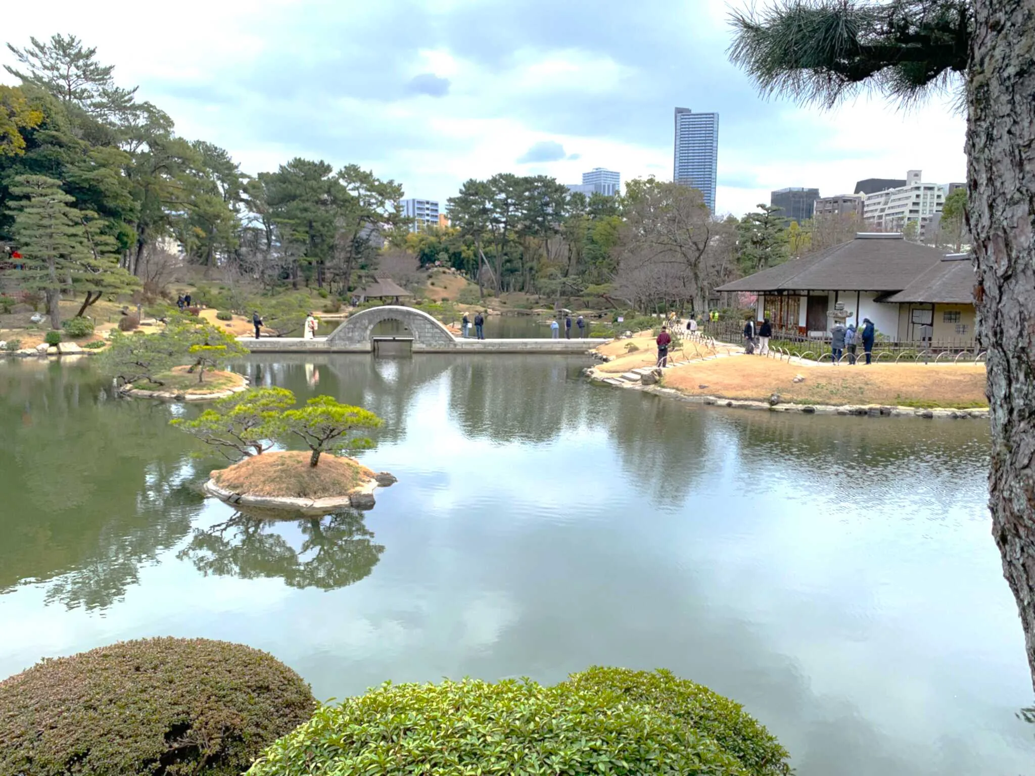 広島 縮景園・超然居からの景色