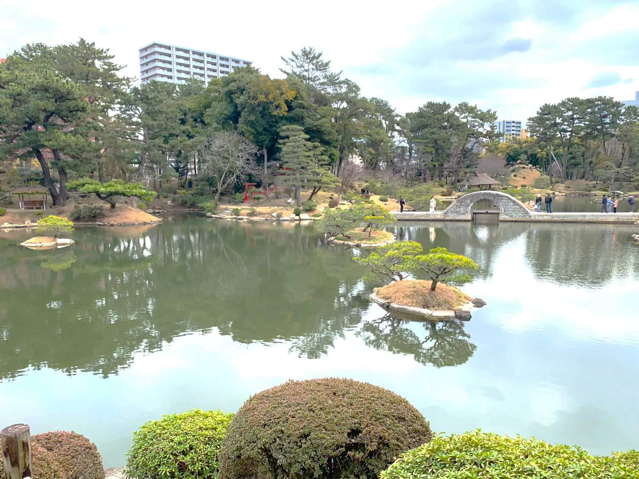 広島 縮景園・超然居からの景色