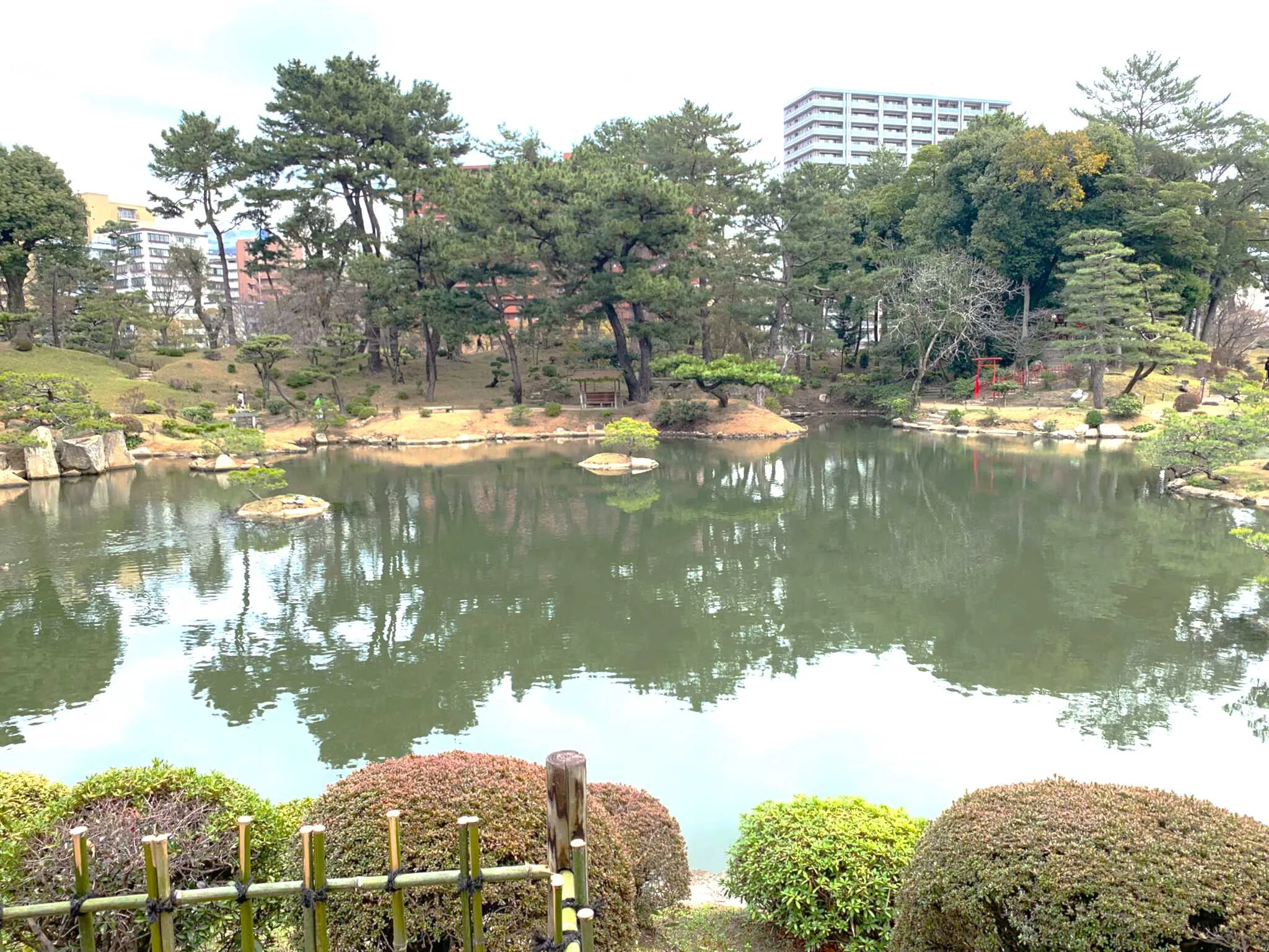 広島 縮景園・超然居からの景色