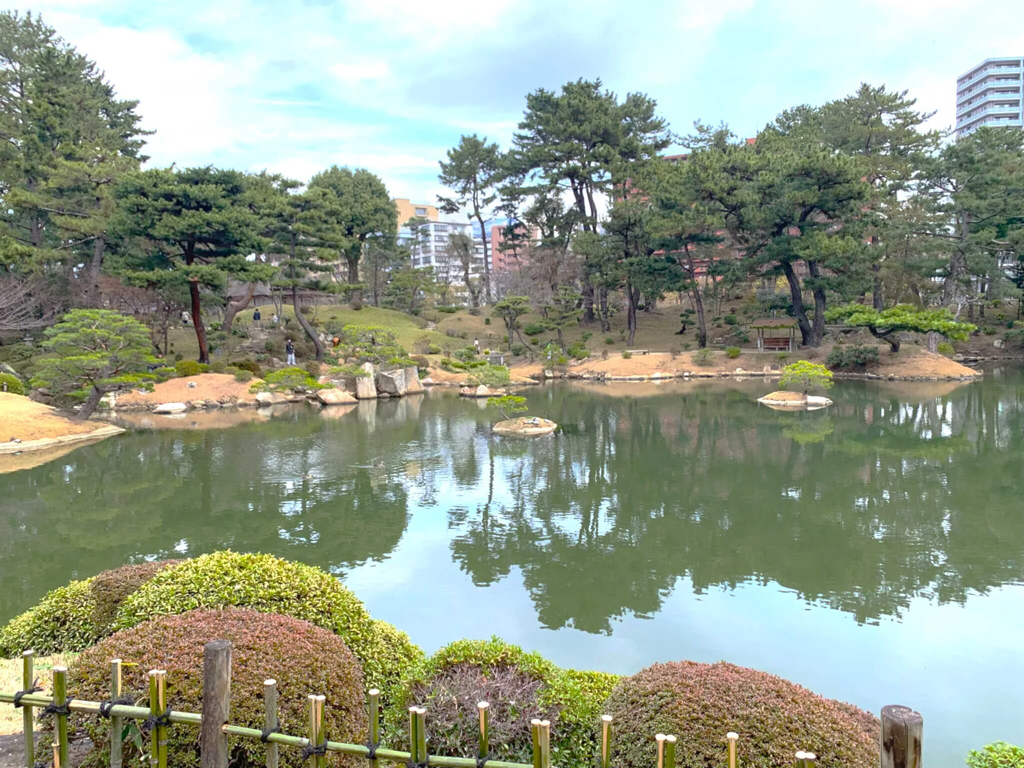 広島 縮景園・超然居からの景色